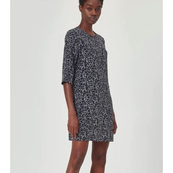 Equipment Aubrey Silk Mini Dress with Leopard Print size medium - Picture 5 of 7